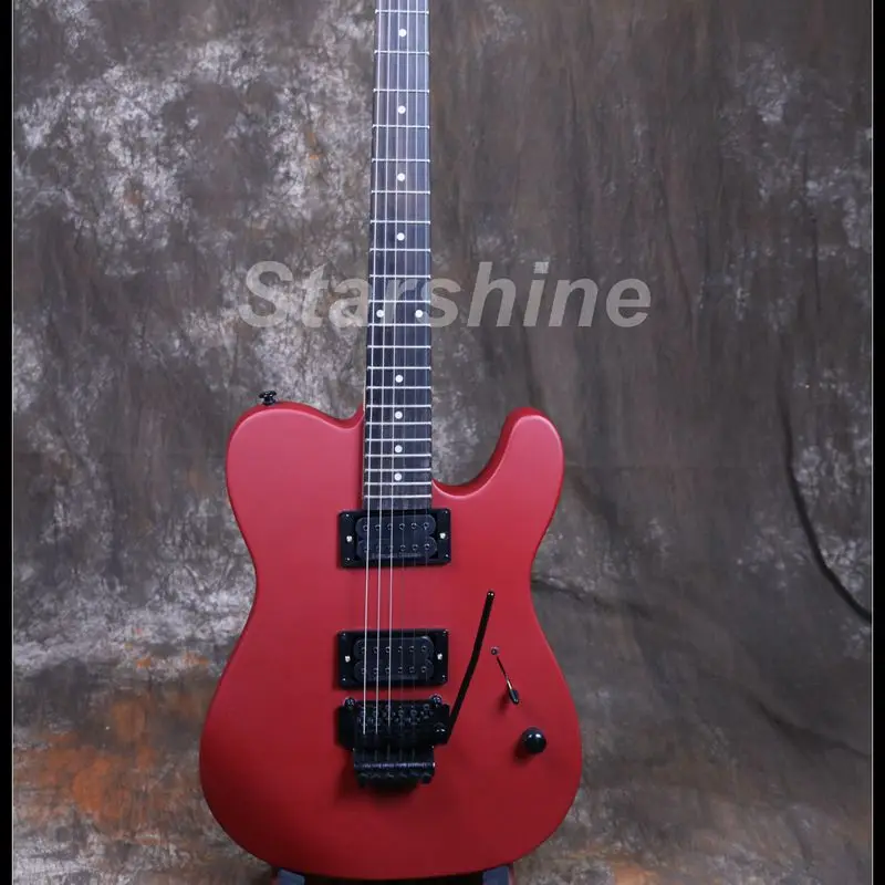 Classical TL Style Electric Guitar Solid Body Ebony FretboarddMaple Body Matte Red Color
Classical TL Style Electric Guitar Solid Body Ebony FretboarddMaple Body Matte Red Color
