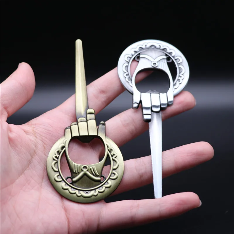 Hand of the King Bottle Opener Cosplay Costumes Props Golden Silver Vintage Creativity Metal Christmas
Hand of the King Bottle Opener Cosplay Costumes Props Golden Silver Vintage Creativity Metal Christmas
