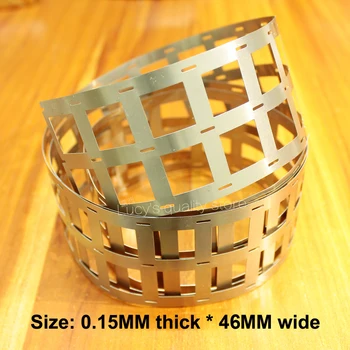 1M 18650 power lithium battery special spot welding nickel belt nickel plated steel sheet 0.15MM*46MM punching 3 and 10 string
1M 18650 power lithium battery special spot welding nickel belt nickel plated steel sheet 0.15MM*46MM punching 3 and 10 string