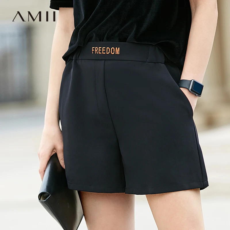 Amii Women Minimalist Shorts 2019 Summer Solid High Elastic Waist Print Letter Female Short
Amii Women Minimalist Shorts 2019 Summer Solid High Elastic Waist Print Letter Female Short