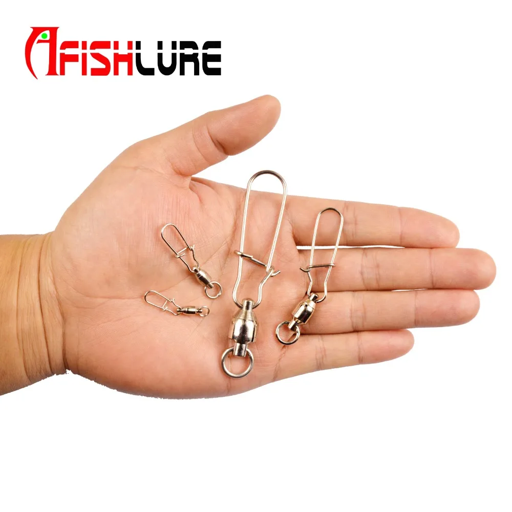 5pcs/lot Fishing Connector Pin High Speed Rotation Bearing Rolling Swivel 0/1/2/3/4/5/6/7/8/9/10 Stainless Steel with Snap
5pcs/lot Fishing Connector Pin High Speed Rotation Bearing Rolling Swivel 0/1/2/3/4/5/6/7/8/9/10 Stainless Steel with Snap