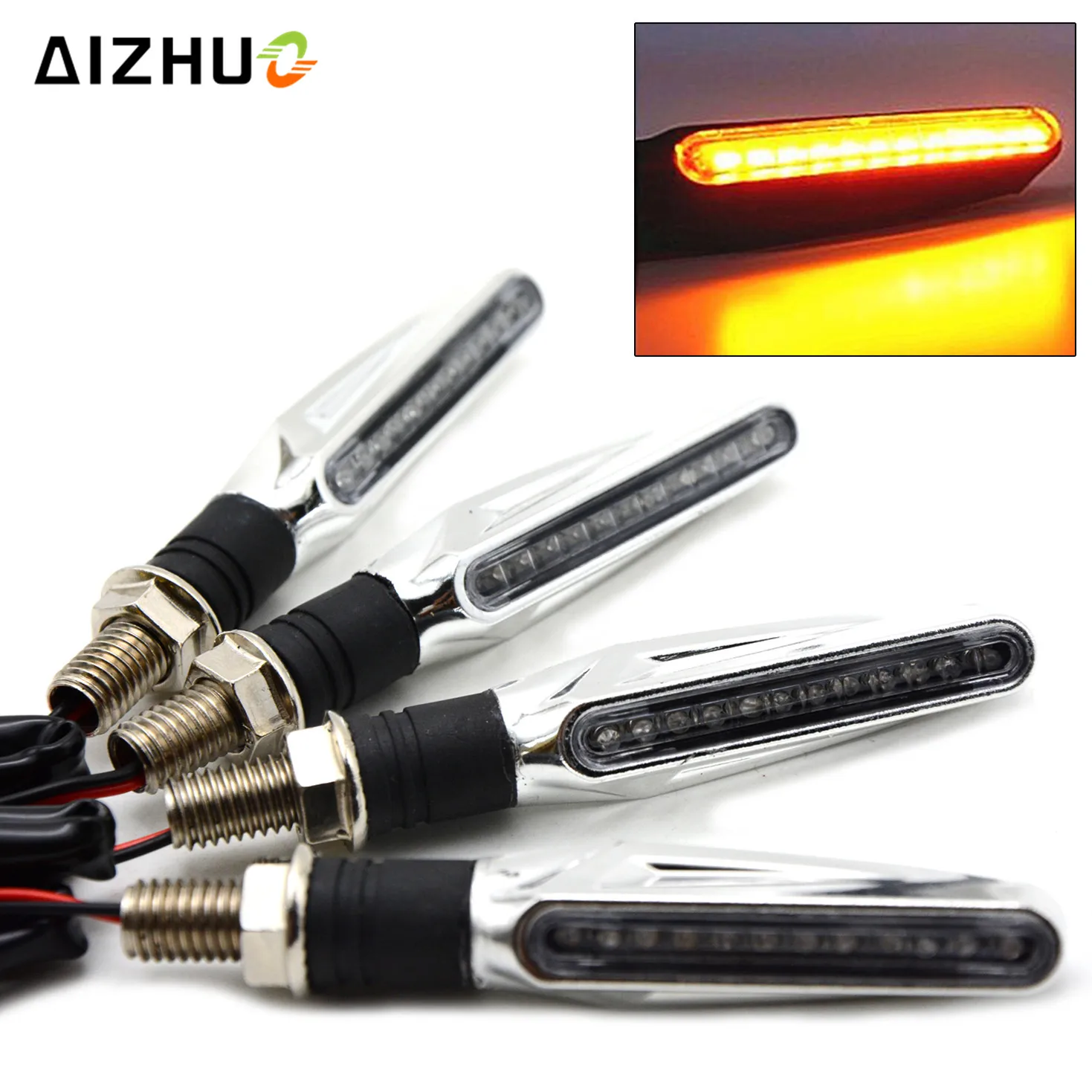Motorcycle Turn Signal Light for KAWASAKI ZX1400 ZX14R ZZR1400 Z1000SX ZX10R ZX6R Z750R LED Flashing Indicators Blinkers light
Motorcycle Turn Signal Light for KAWASAKI ZX1400 ZX14R ZZR1400 Z1000SX ZX10R ZX6R Z750R LED Flashing Indicators Blinkers light