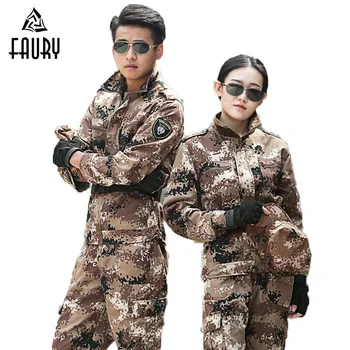 Military Uniform Desert Camouflage Army Suit Uniforme Militar Tactical Jacket Cargo Pant Combat CS Working Clothes Men Women
Military Uniform Desert Camouflage Army Suit Uniforme Militar Tactical Jacket Cargo Pant Combat CS Working Clothes Men Women