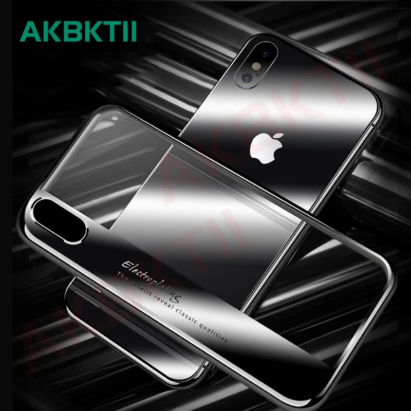 AKBKTII Case for iPhone XR Case Luxury Electroplating case coupe for iPhone xs max marque 6s 8 plus 7 plus Coque Fundas
AKBKTII Case for iPhone XR Case Luxury Electroplating case coupe for iPhone xs max marque 6s 8 plus 7 plus Coque Fundas