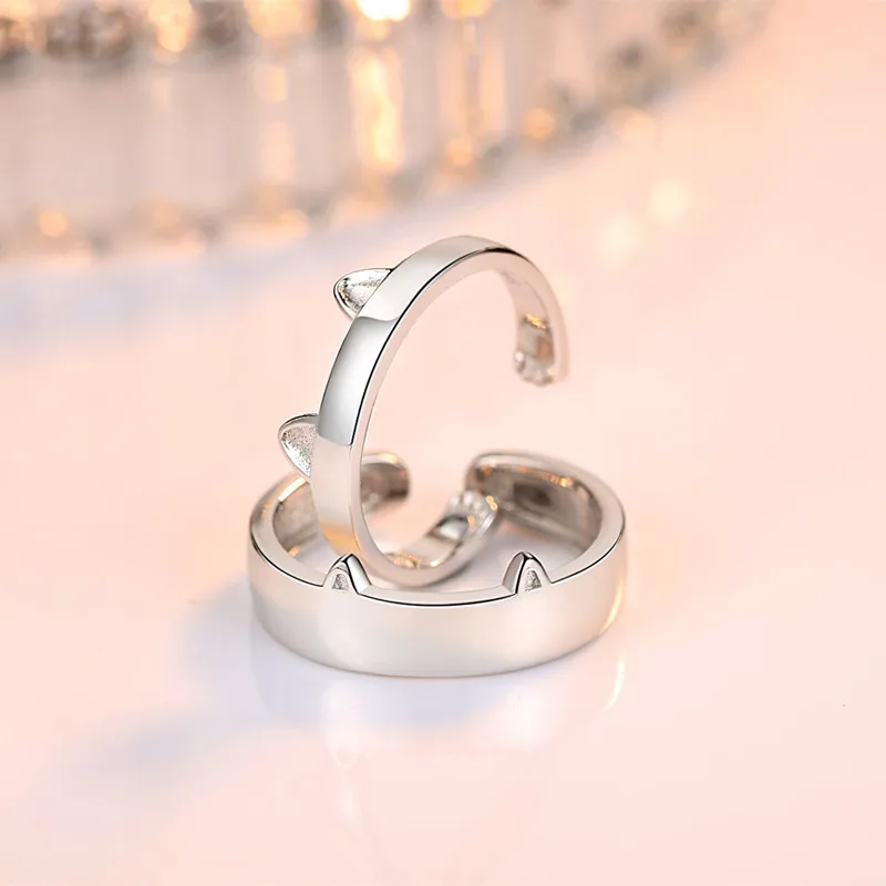 Top Fashion Original Luxury Brand Animal Pattern Women Rings A Pair Zircon Plated Gold 925 Jewelry Couple Rings With Opening
Top Fashion Original Luxury Brand Animal Pattern Women Rings A Pair Zircon Plated Gold 925 Jewelry Couple Rings With Opening