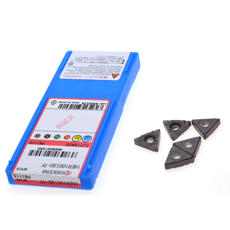 5pcs 16ER100ISO-TF PR1115 thread inserts CNC machine parts
5pcs 16ER100ISO-TF PR1115 thread inserts CNC machine parts