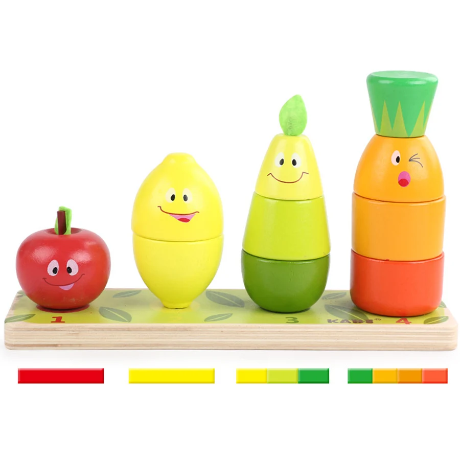 Cartoon Stacking Blocks Wooden Blocks Fruit Piles Tower Toys Baby Montessori Educational Math Toys for Children Kids Gifts
Cartoon Stacking Blocks Wooden Blocks Fruit Piles Tower Toys Baby Montessori Educational Math Toys for Children Kids Gifts