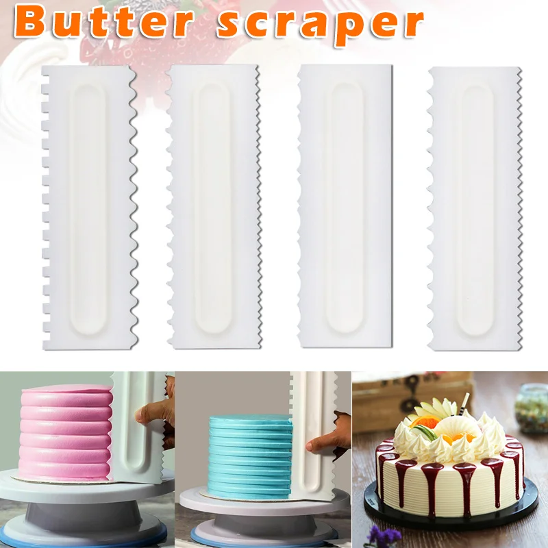 4 Pcs Cake Decorating Comb Icing Smoother Scraper Pastry Baking DIY Tool for Kitchen LBShipping
4 Pcs Cake Decorating Comb Icing Smoother Scraper Pastry Baking DIY Tool for Kitchen LBShipping