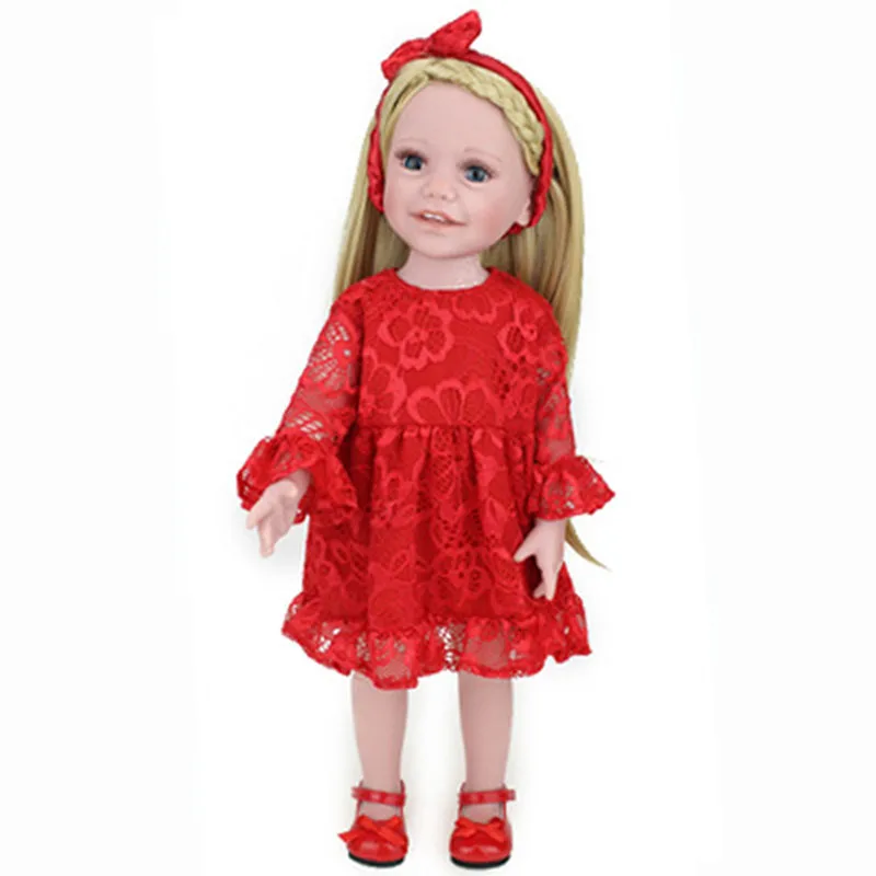 18" Silicone Girl Doll Realistic Soft Vinyl Baby Princess Doll Handmade Reborn Doll Toys for Children Birthday Gifts
18" Silicone Girl Doll Realistic Soft Vinyl Baby Princess Doll Handmade Reborn Doll Toys for Children Birthday Gifts