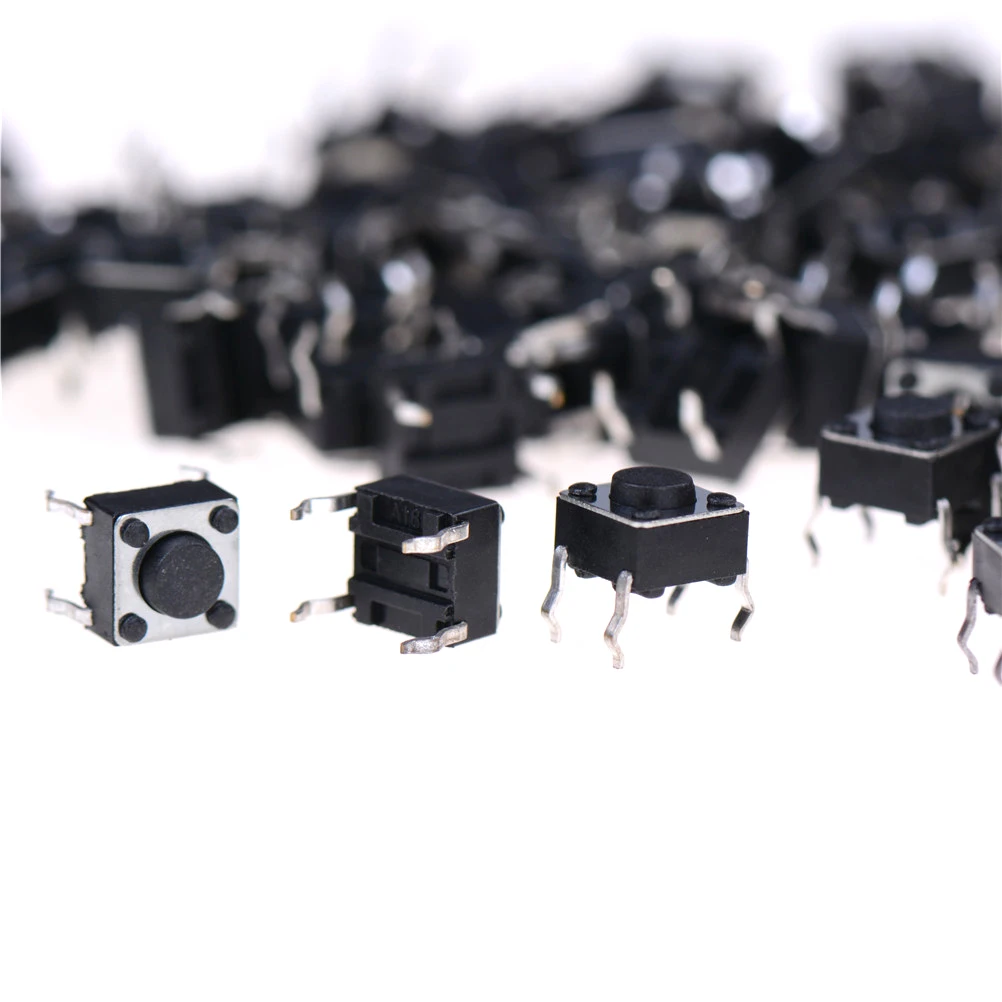 100Pcs 6x6x4.5mm 4pin Quality Mini Micro Momentary Tactile Push Button Switch New Sale
100Pcs 6x6x4.5mm 4pin Quality Mini Micro Momentary Tactile Push Button Switch New Sale