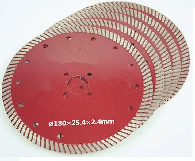 180mm Diamond Turbo Saw Blade for Cutting Granite