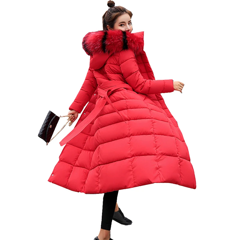 

2019 New Autumn winter Outwear Coat Jacket long sleeve Single-breasted Medium length Women parka Thick warm Fashion Cotton C22