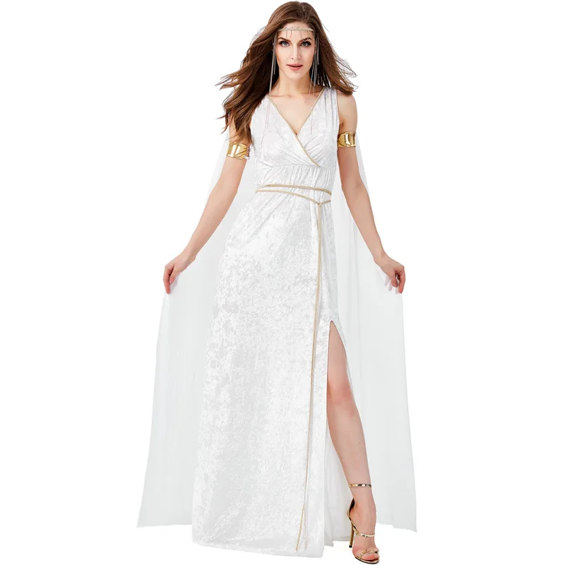 Medieval White Greek Goddess Cosplay Costume Renaissance Arab Roman Irregular Elegant Princess Queen Dress Costumes Party
Medieval White Greek Goddess Cosplay Costume Renaissance Arab Roman Irregular Elegant Princess Queen Dress Costumes Party