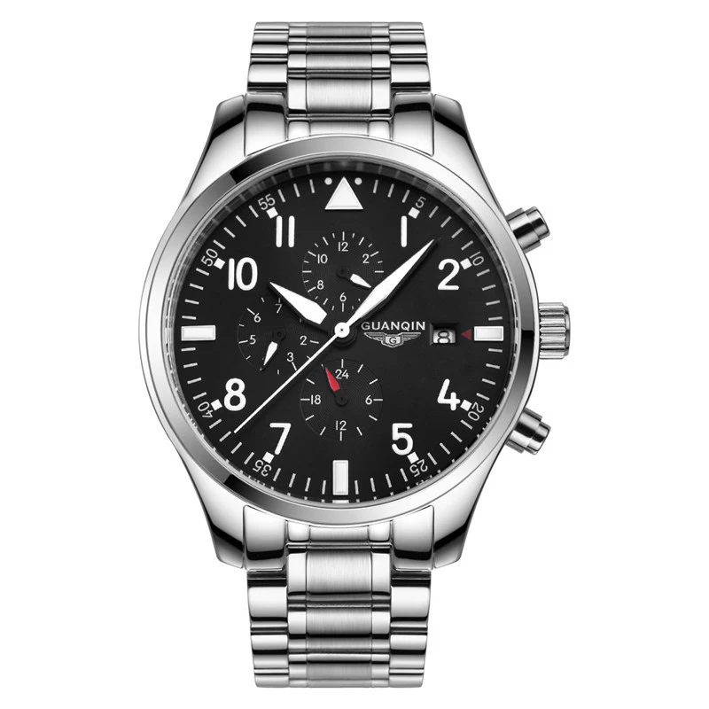 GUANQIN GJ16012 PILOT'S WATCHES relogio masculino Automatic Mechanical Watches Men Sport Luxury Brand Luminous Watch
GUANQIN GJ16012 PILOT'S WATCHES relogio masculino Automatic Mechanical Watches Men Sport Luxury Brand Luminous Watch
