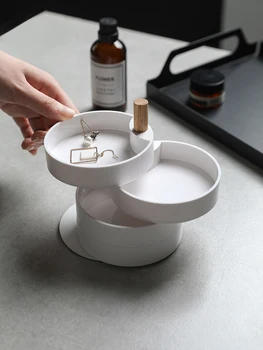 Japanese-style Rotating Jewelry Storage Box Accessories Earrings Sorting Debris Box Simple Multi-layer Rotating Storage Box
Japanese-style Rotating Jewelry Storage Box Accessories Earrings Sorting Debris Box Simple Multi-layer Rotating Storage Box