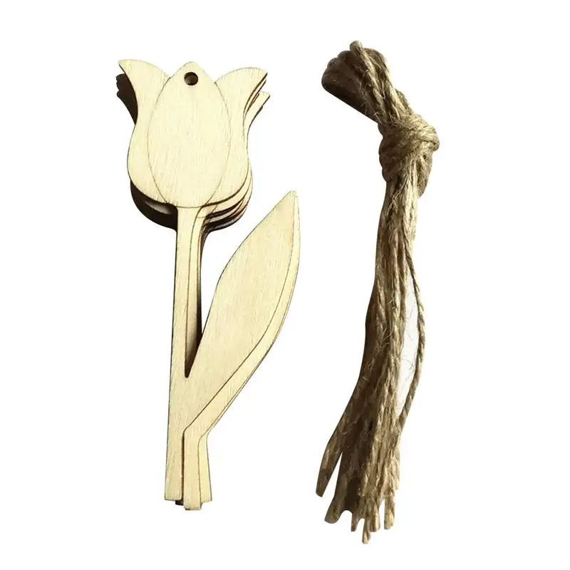 10pcs Unfinished Wooden Tulip Flower Embellishments Wood Craft Hanging Ornament DIY Painting Art Crafts Home Decoration A3
10pcs Unfinished Wooden Tulip Flower Embellishments Wood Craft Hanging Ornament DIY Painting Art Crafts Home Decoration A3