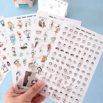 16sheets/lot Cute Hand-drawn Style Transparent PVC Cartoon Sticker Kawaii Doll Decorative Sticker Album Diary Decor
16sheets/lot Cute Hand-drawn Style Transparent PVC Cartoon Sticker Kawaii Doll Decorative Sticker Album Diary Decor