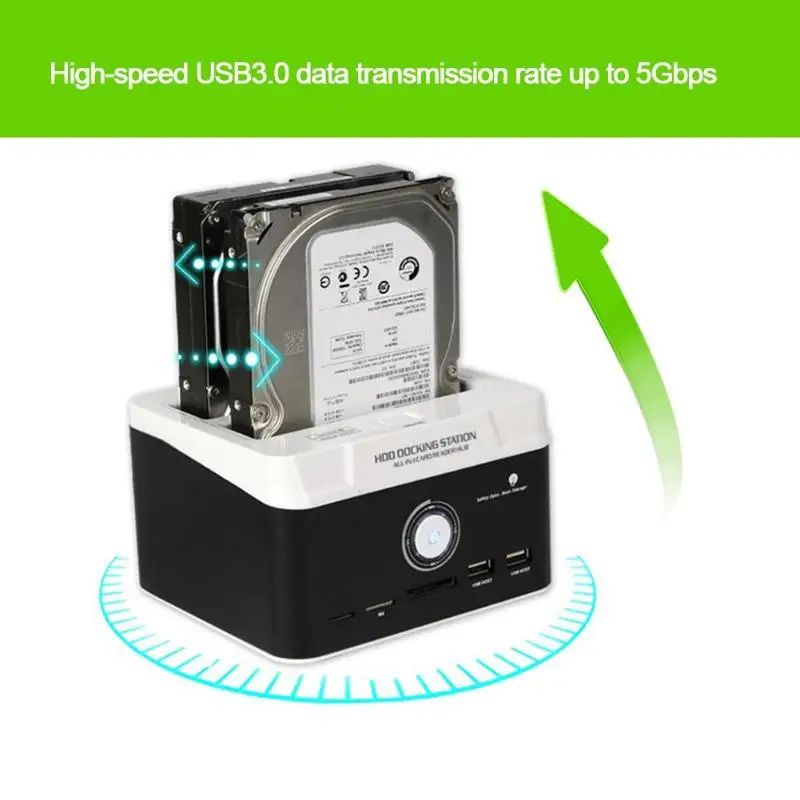 Hard Disk HDD Docking Multi-functional External USB3.0 Hard Drive Dock Base 2.5 inch 3.5inch SATA IDE Hard Disk HDD Docking
Hard Disk HDD Docking Multi-functional External USB3.0 Hard Drive Dock Base 2.5 inch 3.5inch SATA IDE Hard Disk HDD Docking