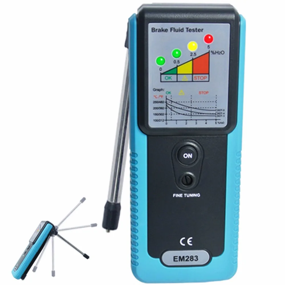 Brake Fluid Tester 180 degree Folding Rod Car Safety Vehicle Engine Oil LED Indicator
Brake Fluid Tester 180 degree Folding Rod Car Safety Vehicle Engine Oil LED Indicator