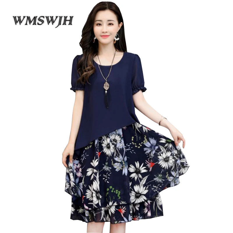 High Quality Women O-neck Chiffon Party Dress Plus Size 5XL Short Sleeve Vintage Dress Ladies Elegant Slim Flower Print Dress
High Quality Women O-neck Chiffon Party Dress Plus Size 5XL Short Sleeve Vintage Dress Ladies Elegant Slim Flower Print Dress