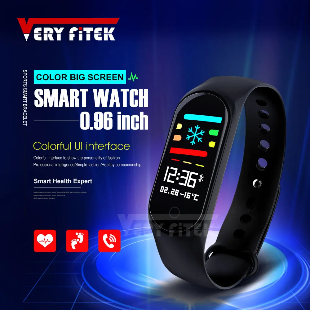 VERYFiTEK M3S Smart Band Fitness Tracker Blood Pressure Heart Rate Monitor Wristband Smart Bracelet For Android IOS pk mi band 3
VERYFiTEK M3S Smart Band Fitness Tracker Blood Pressure Heart Rate Monitor Wristband Smart Bracelet For Android IOS pk mi band 3