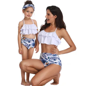 2019 Fashion Mother & Daughter Swimwear Swimming Suit Family Matching Clothes Kids 2pcs Bikini Set High Waist Swimsuit Beachwear
2019 Fashion Mother & Daughter Swimwear Swimming Suit Family Matching Clothes Kids 2pcs Bikini Set High Waist Swimsuit Beachwear