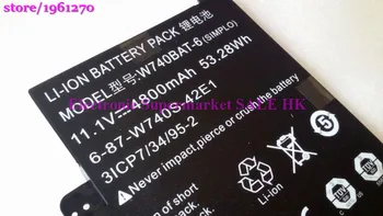 4800mAh Laptop Battery For Clevo Schenker W740S S413 W740SU 3ICP7/34/95-2 6-87-W740S-42E W740BAT-6 X411-970M-67H1
4800mAh Laptop Battery For Clevo Schenker W740S S413 W740SU 3ICP7/34/95-2 6-87-W740S-42E W740BAT-6 X411-970M-67H1