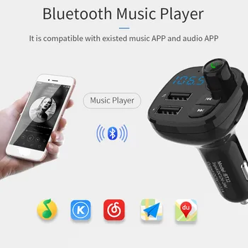 Car Kit Handsfree Wireless Bluetooth Car FM Transmitter Wireless Radio Adapter USB Charger Mp3 Player Mobile Phones Tablets
Car Kit Handsfree Wireless Bluetooth Car FM Transmitter Wireless Radio Adapter USB Charger Mp3 Player Mobile Phones Tablets