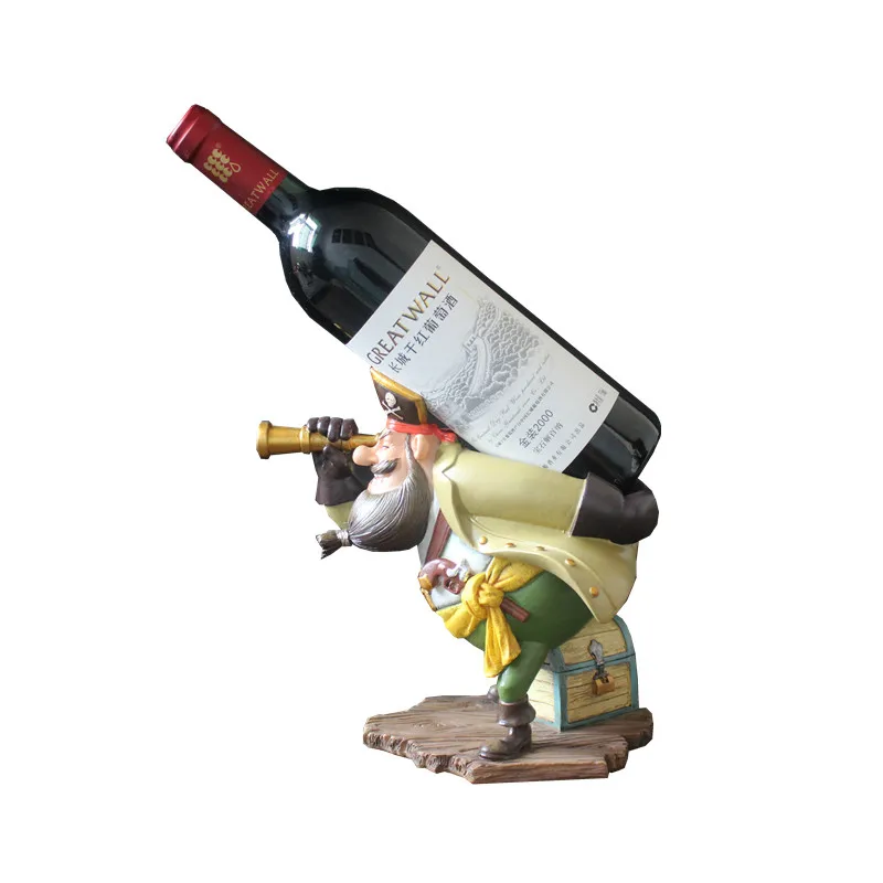 Caribbean Pirate Wine Rack Statue Wine Bottle Resin Craftwork Wine Holder Home Accessories L3078
Caribbean Pirate Wine Rack Statue Wine Bottle Resin Craftwork Wine Holder Home Accessories L3078