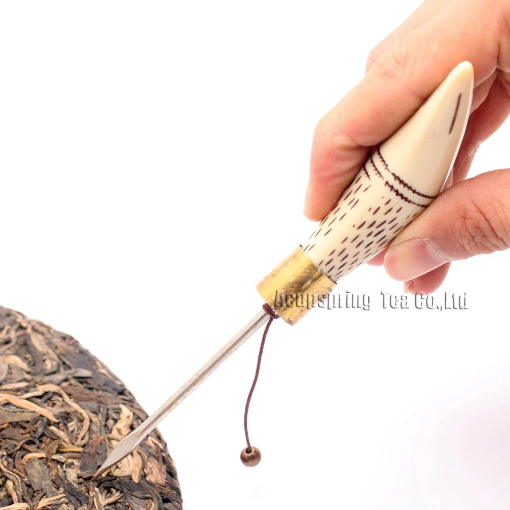 

Beautiful Bone Tea Needle/Knife/Cutter,For making Ripe/Raw Puerh tea,Pu'er tea accessories,bodhi Seeds arts,with Secret gifts