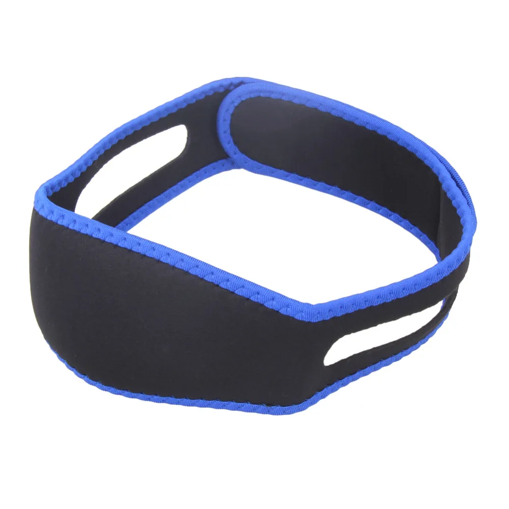 Image Anti Snore Chin Strap Stop Snoring Snore Belt Sleep Apnea Chin Support Straps for Woman Man Night Sleeping Aid Tools Hot Sale