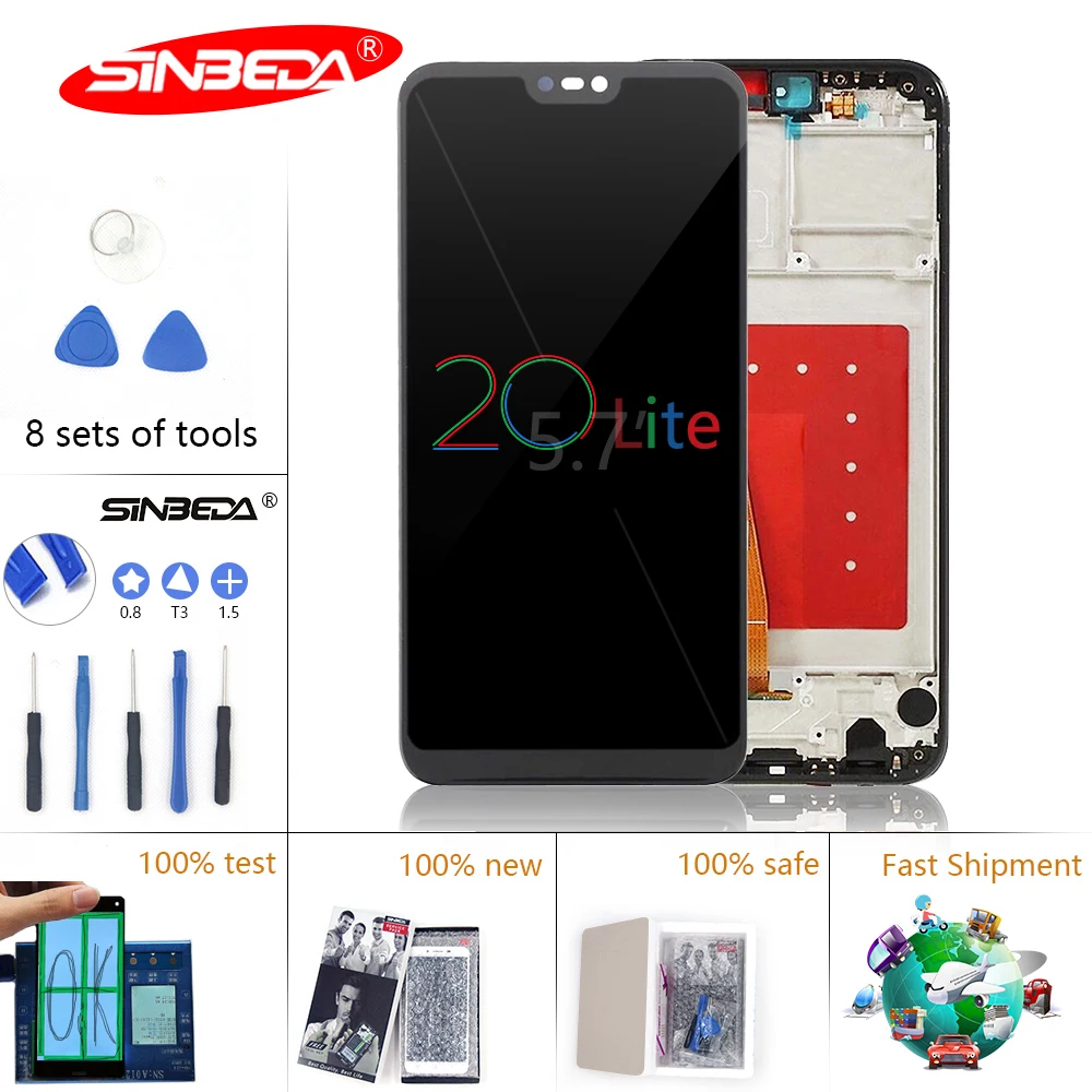 5.84" Sinbeda For HUAWEI P20 lite LCD Touch Screen with Frame For HUAWEI P20 Lite Display ANE-LX1 ANE-LX3 Nova 3e Display
5.84" Sinbeda For HUAWEI P20 lite LCD Touch Screen with Frame For HUAWEI P20 Lite Display ANE-LX1 ANE-LX3 Nova 3e Display