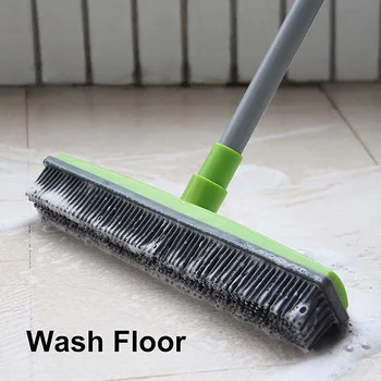 Telescopic Clean Sweeper Squeegee Rubber Broom Magic Pet Hair Removal Device Scratch Bristle Long Push Broom
Telescopic Clean Sweeper Squeegee Rubber Broom Magic Pet Hair Removal Device Scratch Bristle Long Push Broom