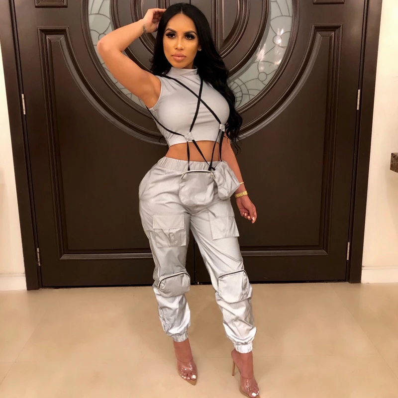 Dropship Night light Joggers women reflective pants women hip hop shine trousers dance dancing shiny casual long pants trousers
Dropship Night light Joggers women reflective pants women hip hop shine trousers dance dancing shiny casual long pants trousers