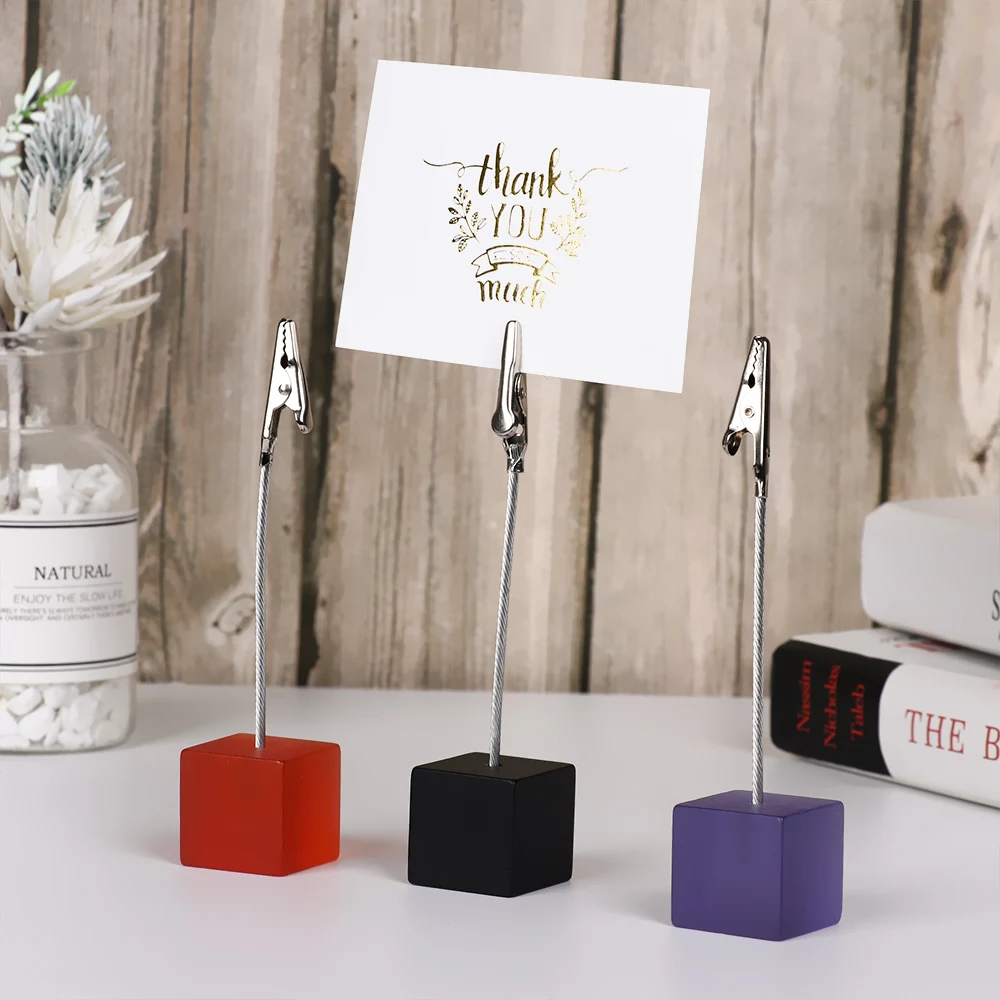 Multicolor resin square base photo note clip card picture memo note photo table digital clip holder
Multicolor resin square base photo note clip card picture memo note photo table digital clip holder