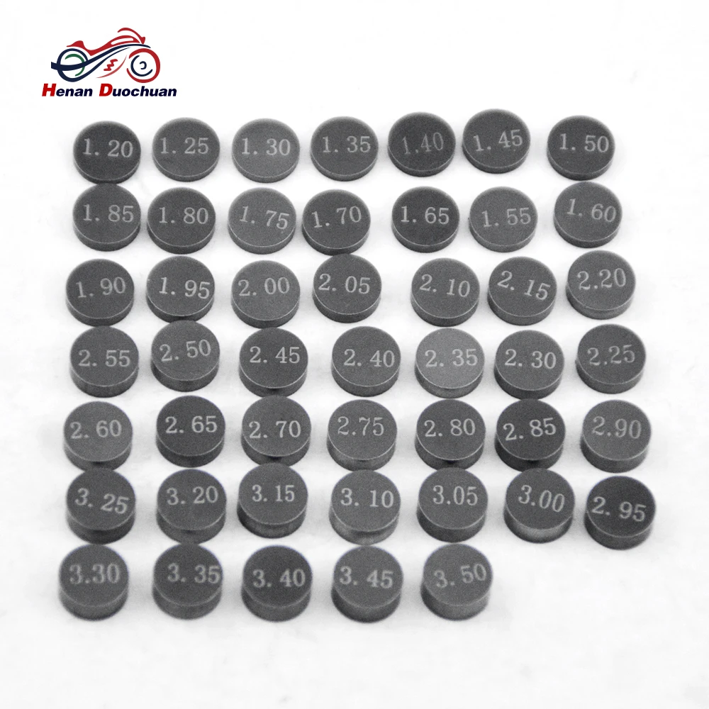 Motorcycle Engine Parts Adjustable Valve Gasket Shim 7.48mm Valve Shim Kit Cams For Honda Suzuki Yamaha Kawasaki 1.20-3.50mm #b
Motorcycle Engine Parts Adjustable Valve Gasket Shim 7.48mm Valve Shim Kit Cams For Honda Suzuki Yamaha Kawasaki 1.20-3.50mm #b