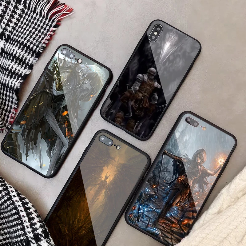Tempered Glass Phone Case For iPhone X XR XS XS Max 8 7 6 Plus For iPhone 5 5C SE 5S 6S Dark souls
Tempered Glass Phone Case For iPhone X XR XS XS Max 8 7 6 Plus For iPhone 5 5C SE 5S 6S Dark souls