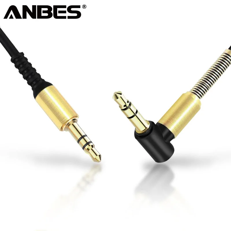 ANBES 3.5mm Jack Audio Cable 3.5mm Male to Male 90 Degree Right Angle Car Aux Auxiliary Audio Cable Cord for Phone PC MP3
ANBES 3.5mm Jack Audio Cable 3.5mm Male to Male 90 Degree Right Angle Car Aux Auxiliary Audio Cable Cord for Phone PC MP3