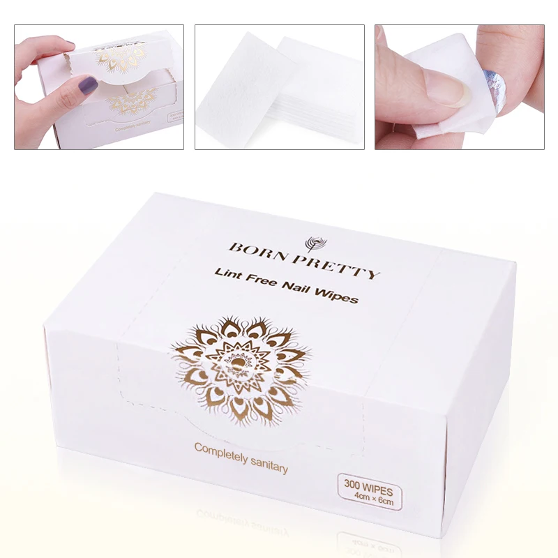 300 Pcs BORN PRETTY Lint-Free Nail Gel Polish Remover Cotton Pads White Manicure Brush Cleaner Wipe Tips Nail Art Tools
300 Pcs BORN PRETTY Lint-Free Nail Gel Polish Remover Cotton Pads White Manicure Brush Cleaner Wipe Tips Nail Art Tools