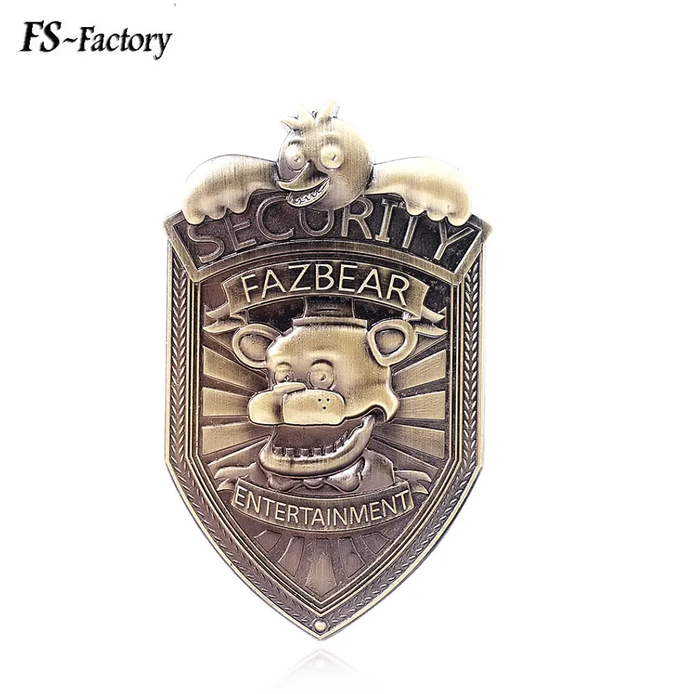 Game Five Nights at Freddy's FNAF Badge Brooch FAZBEAR Pins Brooches for Women Men Souvenir Jewelry Gift
Game Five Nights at Freddy's FNAF Badge Brooch FAZBEAR Pins Brooches for Women Men Souvenir Jewelry Gift