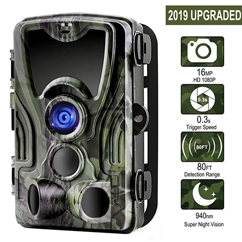 Suntekcam HC-801A+ 16MP 32GB Hunting Camera 1080P Trail IP65 Photo Traps 0.3s Trigger Time Wild For Hunter Night Vision
Suntekcam HC-801A+ 16MP 32GB Hunting Camera 1080P Trail IP65 Photo Traps 0.3s Trigger Time Wild For Hunter Night Vision