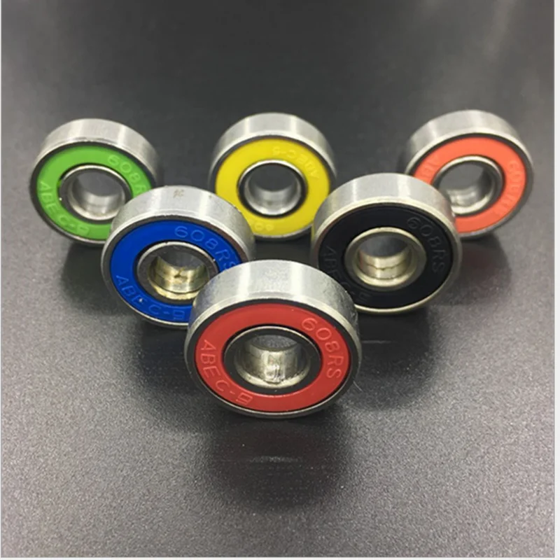 10Pcs 608 RS ABEC-9/608 RS ABEC-5/608 RS ABEC-7 Ball Bearing Miniature Skate Roller ball bearings
10Pcs 608 RS ABEC-9/608 RS ABEC-5/608 RS ABEC-7 Ball Bearing Miniature Skate Roller ball bearings