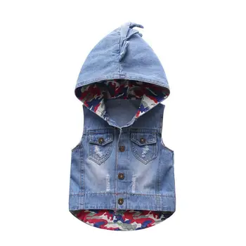 New Autumn Baby Girls Denim Vest Coats Fashion Children Hooded Coat Sleeveless Waistcoat Animal Style Boys Girls Outerwear 0-3Y
New Autumn Baby Girls Denim Vest Coats Fashion Children Hooded Coat Sleeveless Waistcoat Animal Style Boys Girls Outerwear 0-3Y
