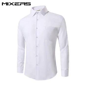 2018 New Arrival White Casual Men Shirt Long Sleeve Slim Fit Cotton Formal Dress Shirts Men White Wedding Shirts Mens Clothes
2018 New Arrival White Casual Men Shirt Long Sleeve Slim Fit Cotton Formal Dress Shirts Men White Wedding Shirts Mens Clothes