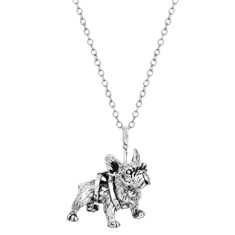 3D Antique Silver Bulldog Chihuahua Yorkshire Pet Dog Pendant Necklace Men Vintage Animal Dog Jewelry Necklace For Family Gift
3D Antique Silver Bulldog Chihuahua Yorkshire Pet Dog Pendant Necklace Men Vintage Animal Dog Jewelry Necklace For Family Gift
