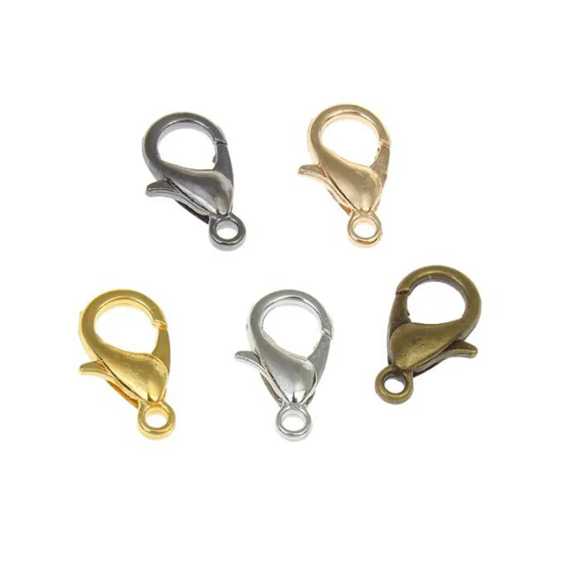 50pcs/lot Gold Silver Antique Black Clasp Claw 10mm 12mm 14mm 16mm 18mm Necklace Clasp Hooks for DIY Jewelry Findings Supplier
50pcs/lot Gold Silver Antique Black Clasp Claw 10mm 12mm 14mm 16mm 18mm Necklace Clasp Hooks for DIY Jewelry Findings Supplier