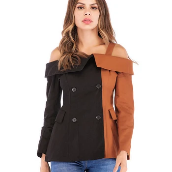 2019 Women Trendy Fashion Elegant Casual Coat Work Wear Off Shoulder Long Sleeve Coat women tops spring ladies coat 5Zc0126F
2019 Women Trendy Fashion Elegant Casual Coat Work Wear Off Shoulder Long Sleeve Coat women tops spring ladies coat 5Zc0126F