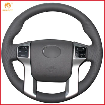 MEWANT Dark Gray Genuine Leather Steering Wheel Cover for Toyota Land Cruiser Prado 2010-2015 Tundra 2013-2017 Tacoma 2011-2016
MEWANT Dark Gray Genuine Leather Steering Wheel Cover for Toyota Land Cruiser Prado 2010-2015 Tundra 2013-2017 Tacoma 2011-2016