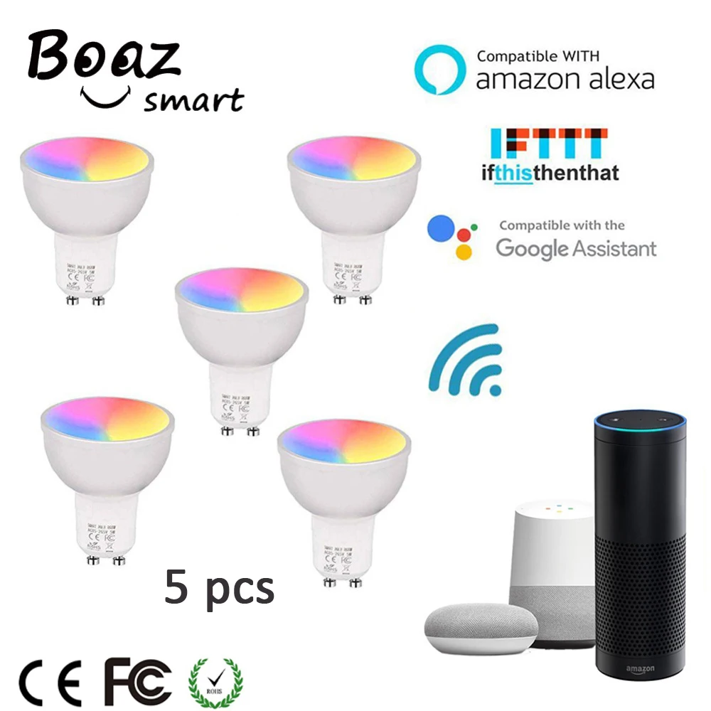 Smart Led Bulb GU10 Google Home Bulb Alexa LED Smart Bulb RGBW Color Changing Wifi Spotlight Wifi Tuya Bulb 85-265V Spotlight
Smart Led Bulb GU10 Google Home Bulb Alexa LED Smart Bulb RGBW Color Changing Wifi Spotlight Wifi Tuya Bulb 85-265V Spotlight