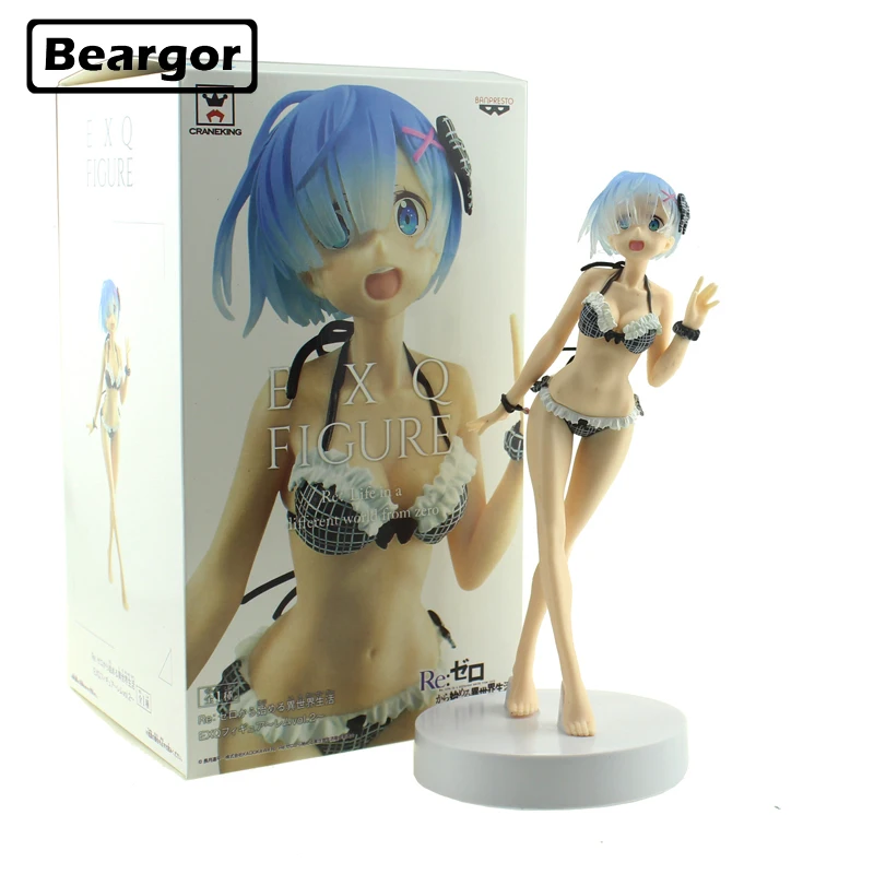 9" Re: Zero Life in a Different World from Zero Ram Rem Bikini EXQ ver. Boxed 22cm PVC Anime Action Figure Model Doll Toys Gift
9" Re: Zero Life in a Different World from Zero Ram Rem Bikini EXQ ver. Boxed 22cm PVC Anime Action Figure Model Doll Toys Gift